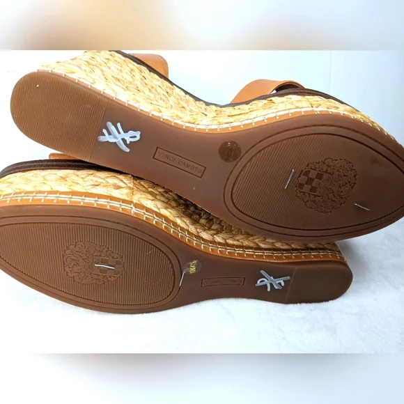 VINCE CAMUTO Pharrah Espadrilles Wedge Platform Ankle Strap Sandals - Picture 7 of 8